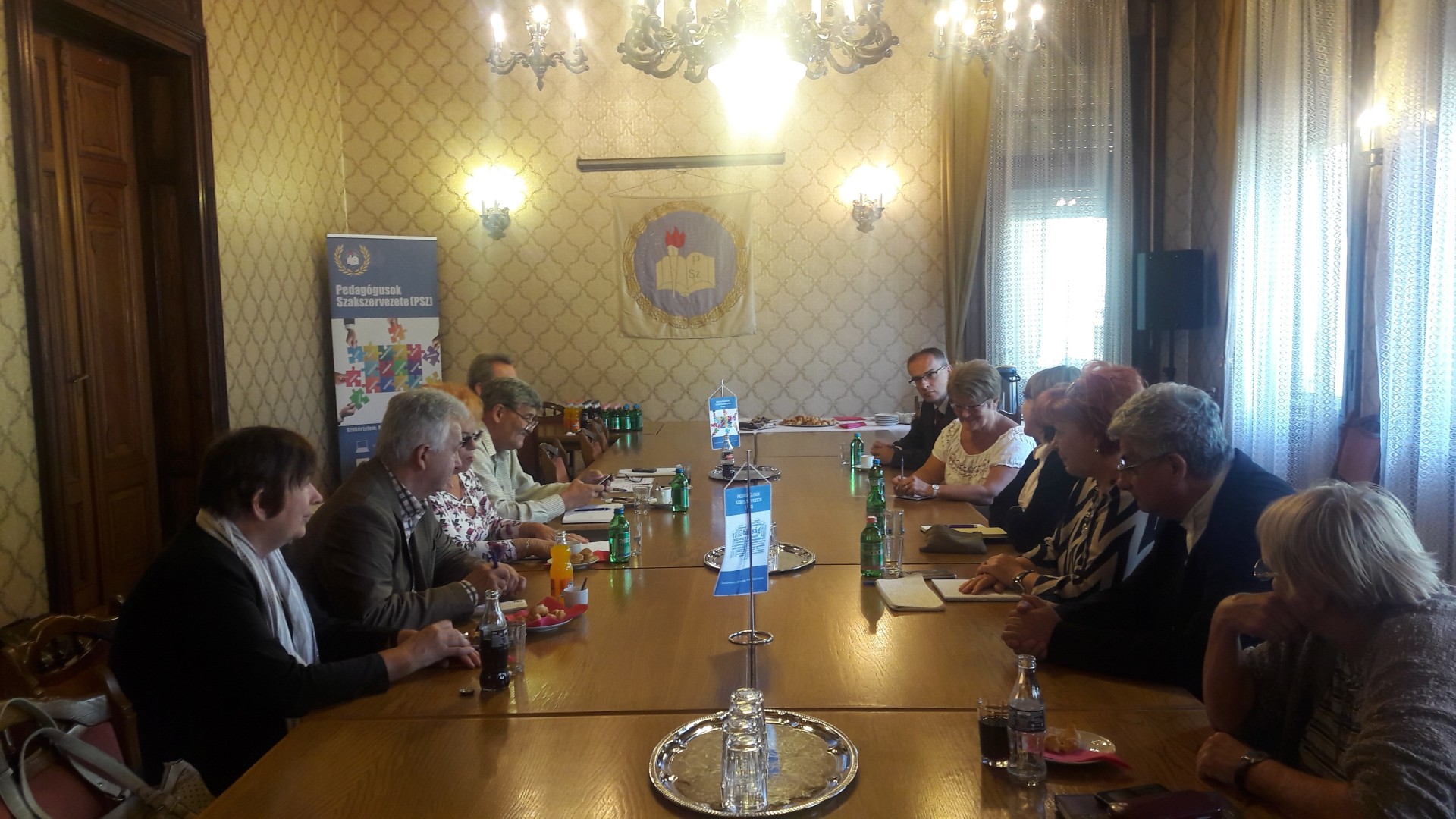Az ETUCE magyarországi tagszervezeteinek képviselői találkoztak a PSZ-nél